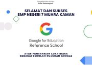 SMPN 7 Muara Kaman Jadi Sekolah Rujukan Google Pertama di Indonesia