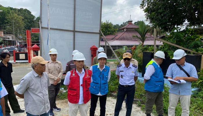 Tinjau Lahan Kantor Baru di Kelurahan Maluhu, Kadis PU: Pekerjaan Dipercepat, Maksimalkan Pelayanan Masyarakat