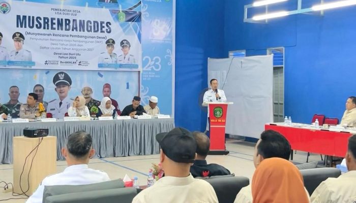 Musrenbang Desa Loa Duri Ulu Bahas Prioritas Pembangunan 2026 dan Usulan 2027