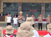 Satlantas Polresta Balikpapan Gelar Lomba Gerak Jalan Antar Sekolah Jelang HUT ke-70 Lalu Lintas Bhayangkara