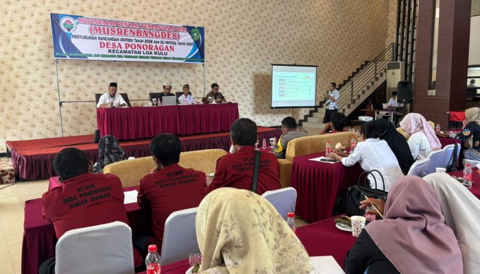 Harapan DPMD Kukar Pada Hasil Musrenbang Desa Ponoragan
