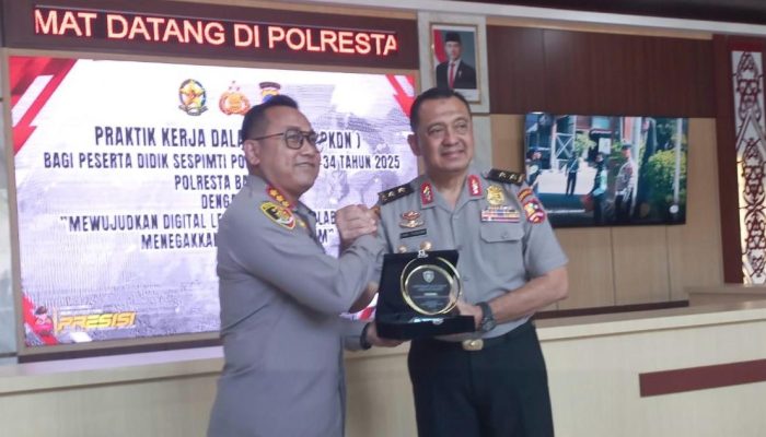Kapolresta Balikpapan Terima Kunjungan PKDN Sespimti Polri Dikreg ke-34 Tahun 2026