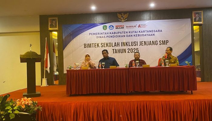 Disdikbud Kukar Gelar Bimtek Sekolah Inklusi Jenjang SMP, 19 Sekolah Ikut Serta