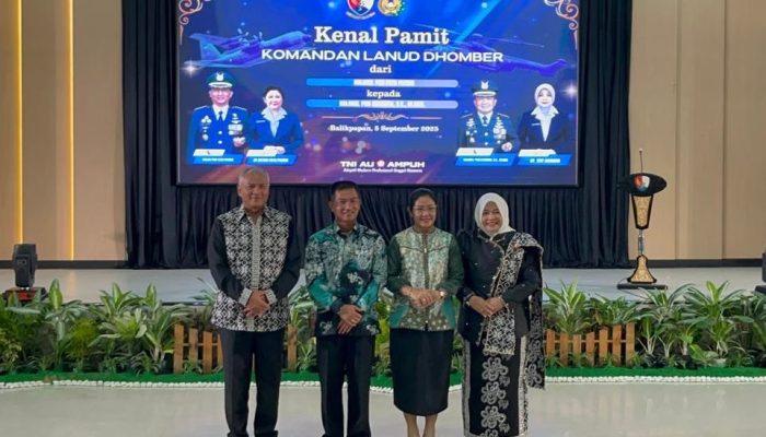 Tongkat Komando Lanud Dhomber Beralih, Kolonel Pnb Kisworo Siap Lanjutkan Sinergi