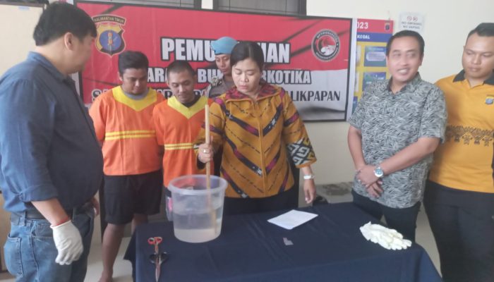 Polres Balikpapan Musnahkan Barang Bukti Narkotika dari Dua Kasus