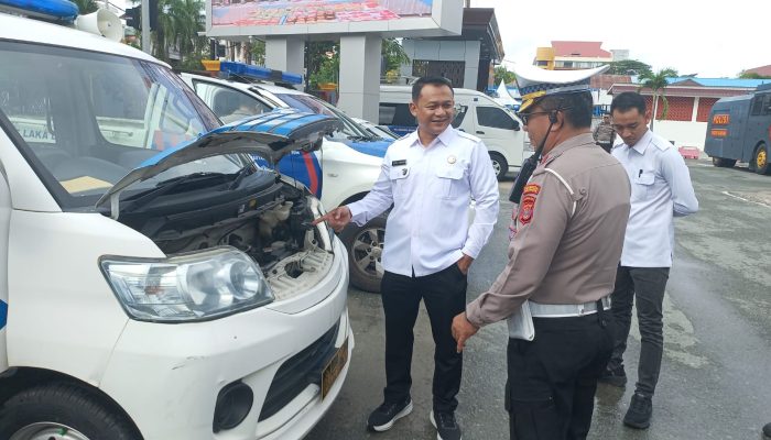 Polda Kaltim Cek Ratusan Kendaraan Dinas Polri di Polresta Balikpapan