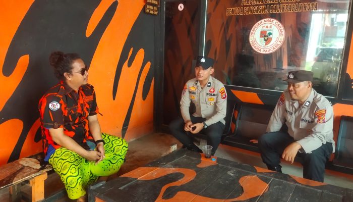 Satbinmas Polresta Balikpapan Gandeng Ormas Pemuda Pancasila Jaga Kondusivitas Kota