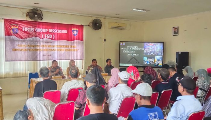 Satbinmas Polresta Balikpapan Gandeng Komponen Masyarakat Jaga Kondusifitas Kota