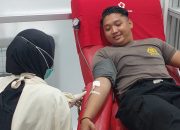HUT ke-74 Humas Polri, Polresta Balikpapan Gelar Donor Darah Bersama Insan Media dan Masyarakat