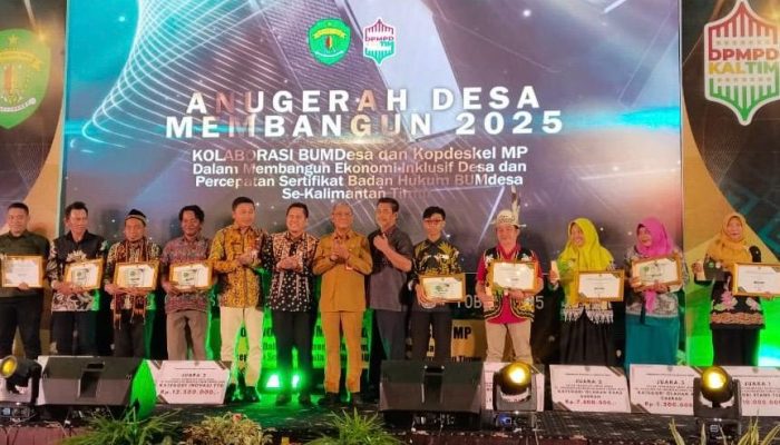 Raih Juara III Anugerah Desa Membangun TTG Kaltim, Wujud Komitmen DPMD Kukar Dorong Inovasi Desa
