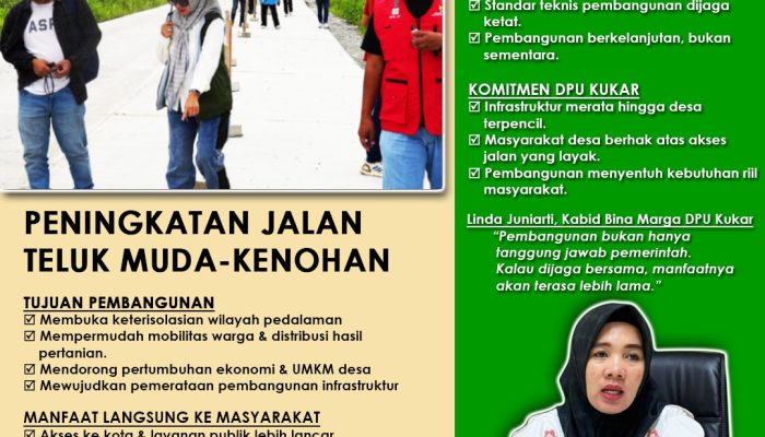 Peningkatan Jalan Teluk Muda-Kenohan
