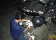 Polresta Balikpapan Tertibkan Enam Kendaraan Knalpot Brong dalam Giat KRYD