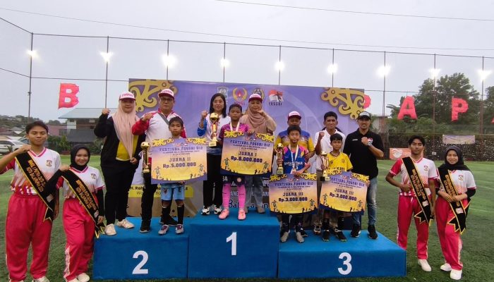 Kadisparpora Tutup Turnamen FOSSBI U-12 Balikpapan 2025, Bukti Semangat Muda Berolahraga