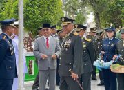 HUT ke-80 TNI, Wawali Ikuti Tabur Bunga di TMP Dharma Agung