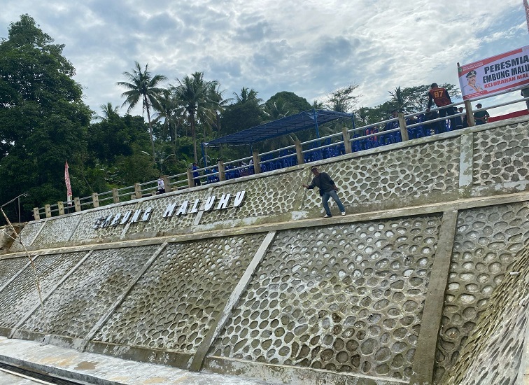 Embung Kelurahan Maluhu.(Irvan/dutakaltimnews.com)