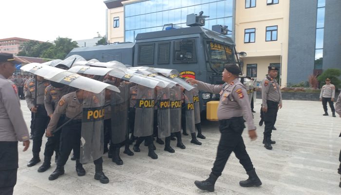 Polresta Balikpapan Latih Kemampuan Personel Jaga Harkamtibmas