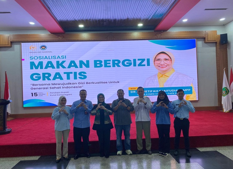 Sosialisasi Program Makan Bergizi Gratis. (Irvan/dutakaltimnews.com).