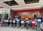 Polres Kukar Ungkap 8 Tersangka Curanmor Selama Operasi Jaran Mahakam 2025