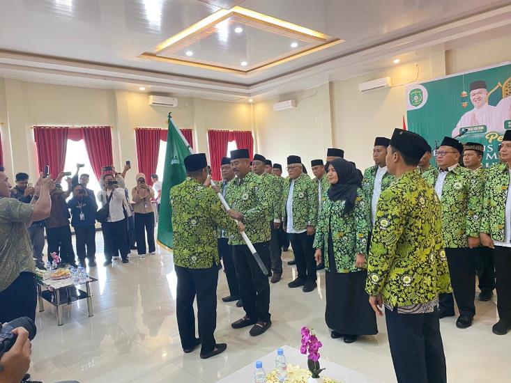 Pelantikan Pengurus Dewan Masjid Indonesia Kabupaten Kutai Kartanegara.(Irvan/dutakaltimnews.com)