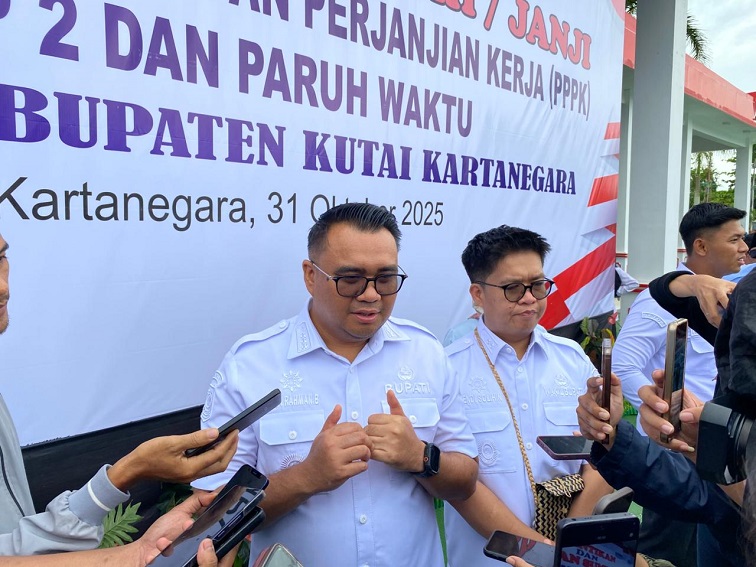 Bupati Kukar, Aulia Rahman Basri.(Irvan/dutakaltimnews.com)