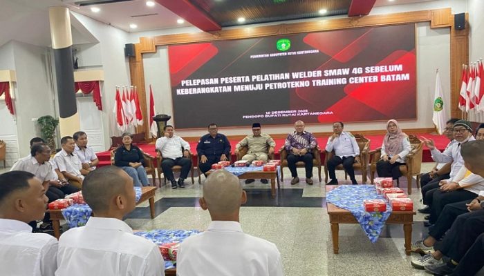 Pelepasan Peserta Pelatihan Welder SMAW 4G, Bupati Kukar Dorong Peserta Manfaatkan Peluang Kerja di Batam