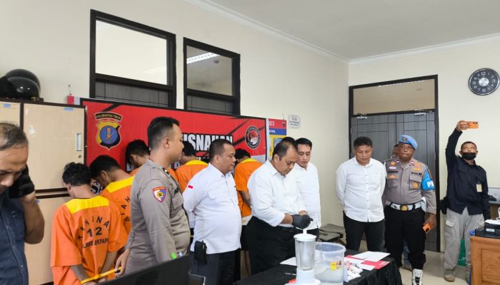 Polresta Balikpapan Musnahkan Barang Bukti Narkoba Hasil Ungkap Kasus Dua Bulan Terakhir