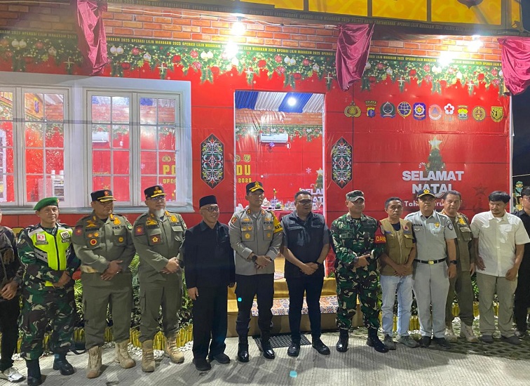 Patroli Gabungan Forum Koordinasi Pimpinan Daerah Dalam Rangka Cipta Kondisi Pengamanan Perayaan Natal Dan Tahun Baru. (Irvan/dutakaltimnews.com)