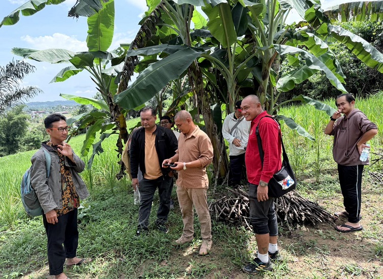 Peninjauan Lahan (PWI Kukar)