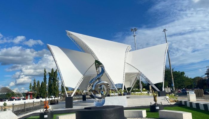 Taman Musik Tenggarong Jadi Wadah Bersantai Masyarakat Dengan Dilengkapi Spot Foto Menarik