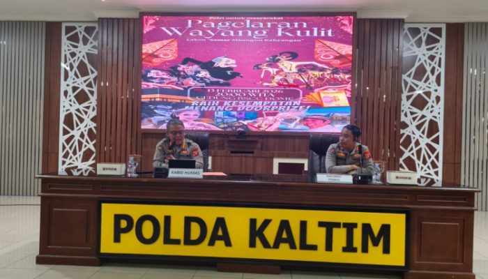 Polda Kaltim Gelar Wayang Kulit, Perkuat Pendekatan Humanis Polri