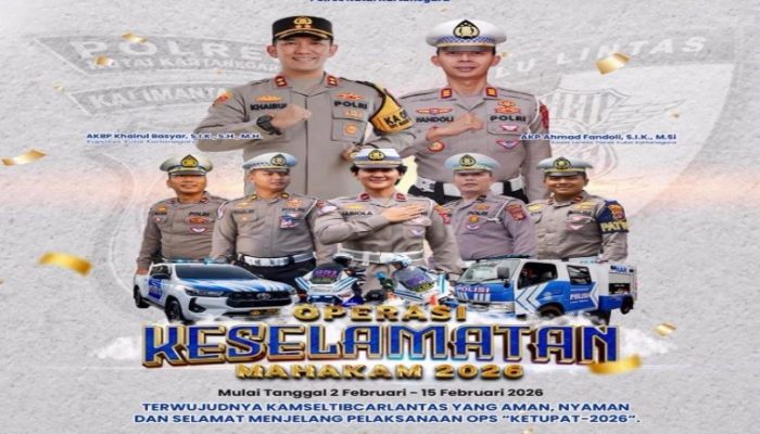 Satlantas Polres Kukar Gelar Operasi Keselamatan Mahakam 2026, Fokus Preventif dan Sosialisasi