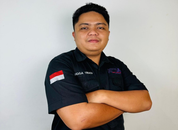 Ketua SMSI Kutai Kartanegara, Angga Triandi (Istimewa)