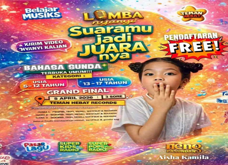 Aisha Kamila gaungkan lagu Sunda lewat Lomba Nyanyi Nasional 2026. (Dok. Istimewa)