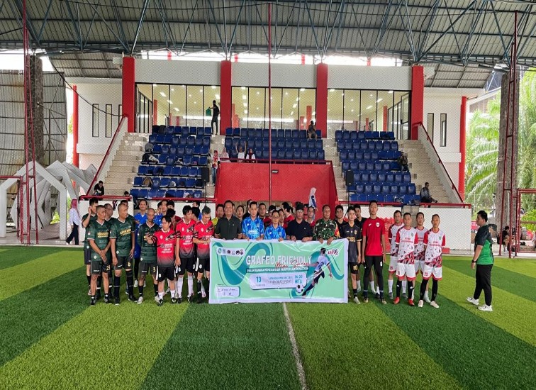 Grafeo Friendly Mini Soccer PWI Kukar, dalam rangka Hari Pers Nasional Tahun 2026. (Irvan/dutakaltimnews.com)