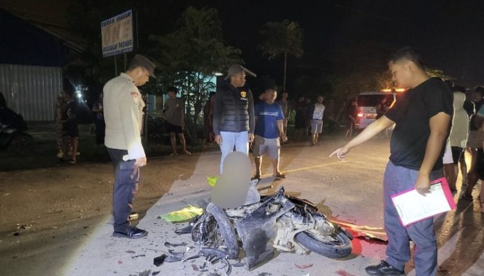 Terlibat Tabrakan Maut di Loa Kulu, Dua Pengendara Meninggal di Tempat