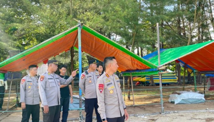 Kapolresta Balikpapan Cek Kesiapan Pengamanan Pantai
