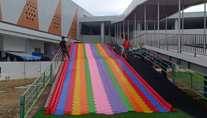 Rainbow Slide TAS, Wahana Warna-Warni yang Jadi Daya Tarik Baru di Tenggarong