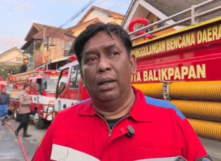 Kepala BPBD Balikpapan, Usman Ali. (Teks foto: Sulastri/Dutakaltimnews.com).
