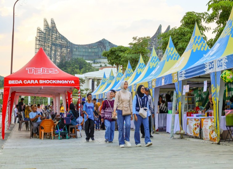 UMKM di kawasan Ibu Kota Nusantara. (Teks foto: Ist/Dutakaltimnews.com)