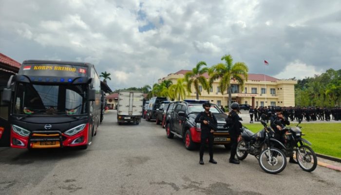 Jelang Aksi di Samarinda, Brimob Kaltim Siaga Penuh dengan Dukungan Drone dan Anti-Drone
