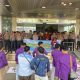 Aliansi Mahasiswa Universitas Kutai Kartanegara Menggelar Demonstrasi di Depan Kantor Bupati Kutai Kartanegara. (Irvan/dutakaltimnews.com