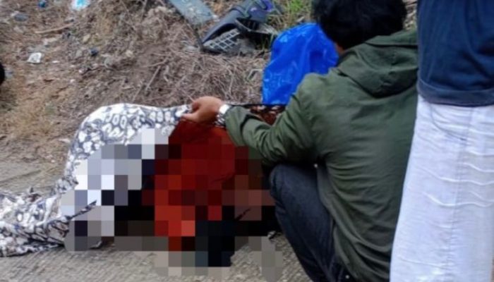 Kecelakaan Maut di Jalur Bukit Biru–Jahab, Pengendara Motor Tewas di Tempat