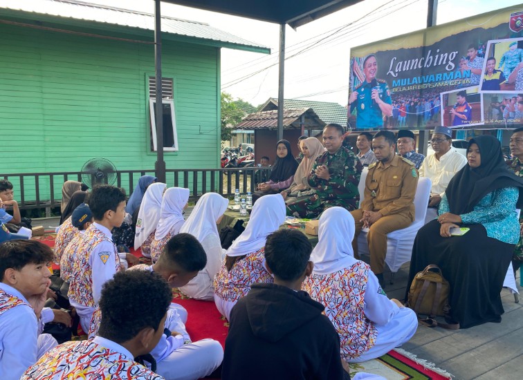 Launching Program Belajar Bersama Ceria (BBC). (Irvan/dutakaltimnews.com)