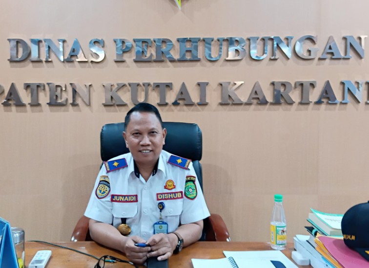 Kepala Dishub Kukar, Ahmad Junaidi. (Irvan/dutakaltimnews.com)