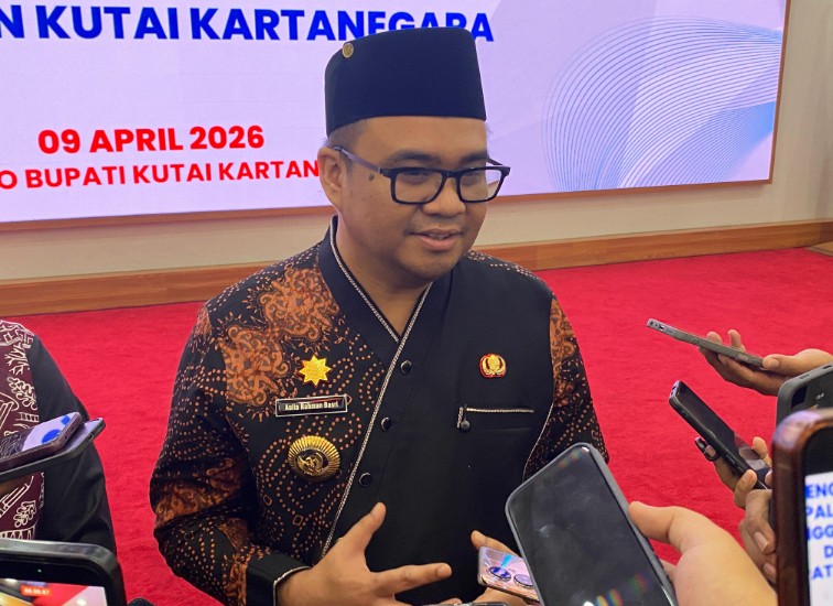 Bupati Kutai Kartanegara (Kukar), Aulia Rahman Basri.(Irvan/dutakaltimnews.com)