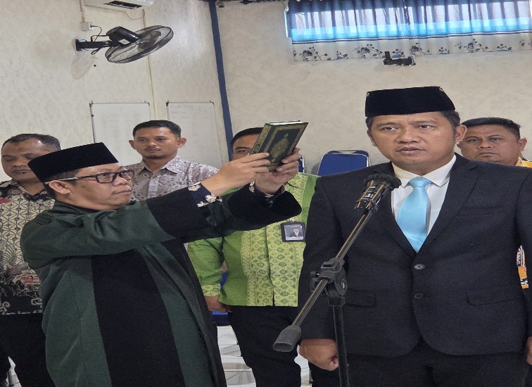 Pelantikan Kepala Lapas Tanjung Pinang (Dok.Lapas Kelas IIA Tenggarong)