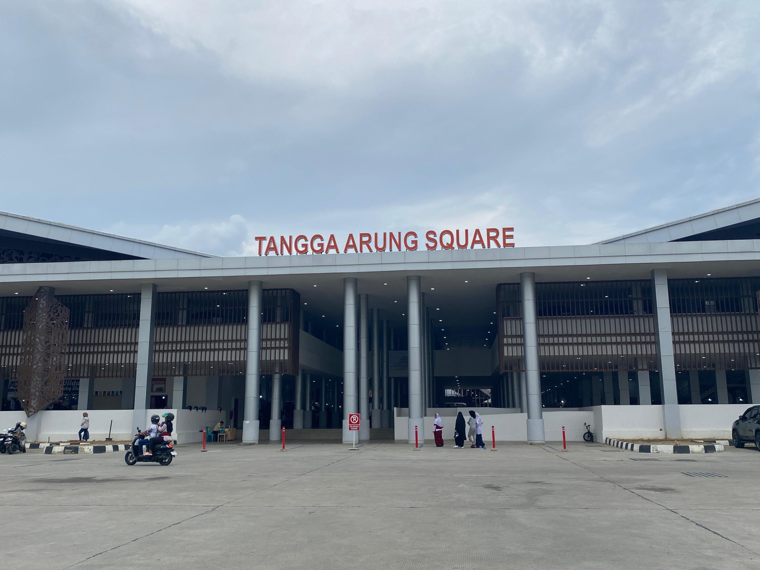 Pasar Tangga Arung square.(Irvan/dutakaltimnews.com)