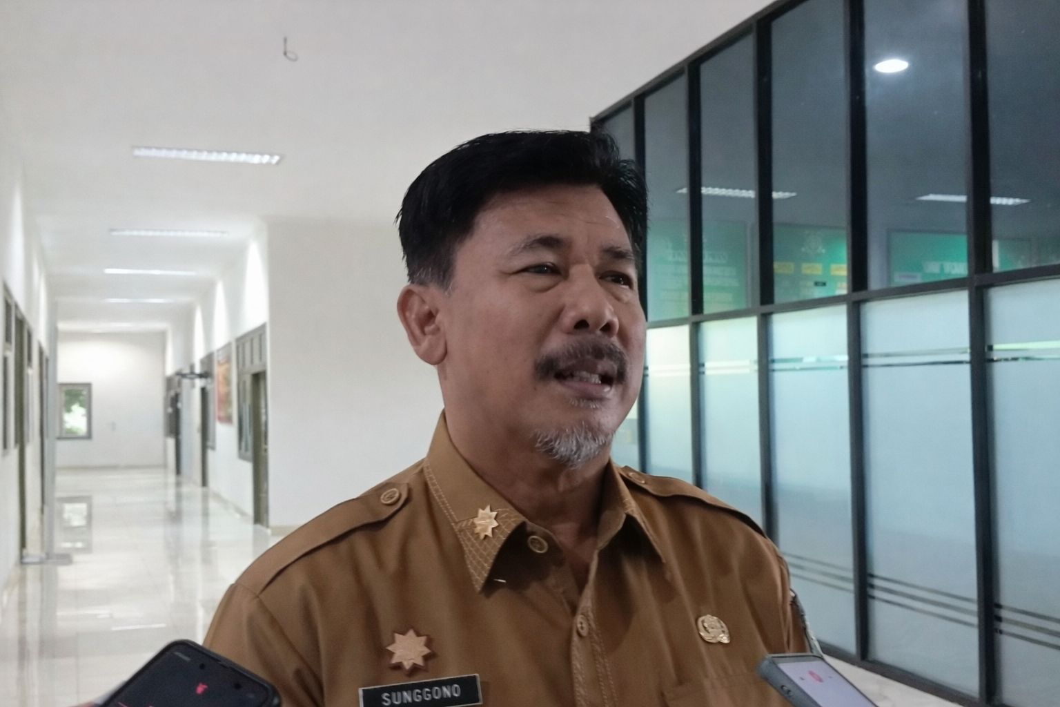 Sekretaris Daerah Kukar, Sunggono. (Irvan/dutakaltimnews.com)