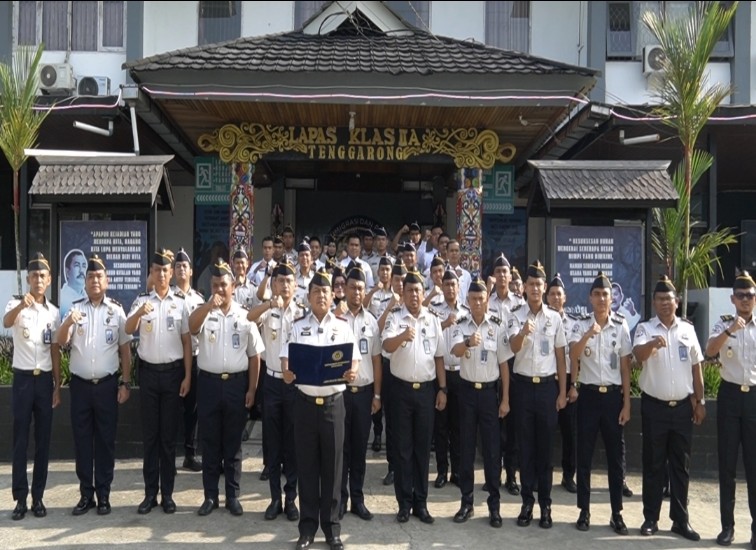 Deklarasi Ikrar Bebas Narkoba Dan Hp. (Dok. Humas Lapas Kelas II A Tenggarong)