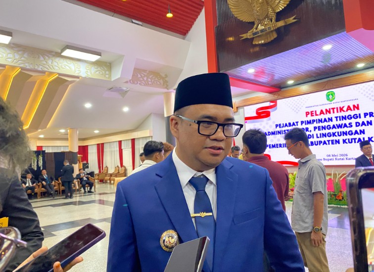Bupati Kutai Kartanega, Aulia Rahman Basri.(Irvan/dutakaltimnews.com)